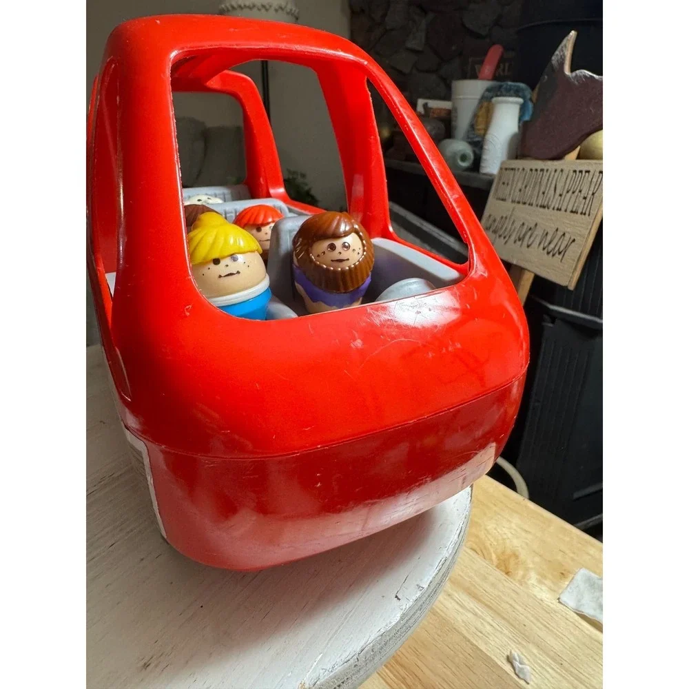Little Tikes 6 Pc Mini Van Family Set Vacation Vintage